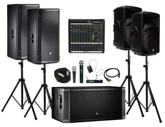 equipamentos de som para eventos